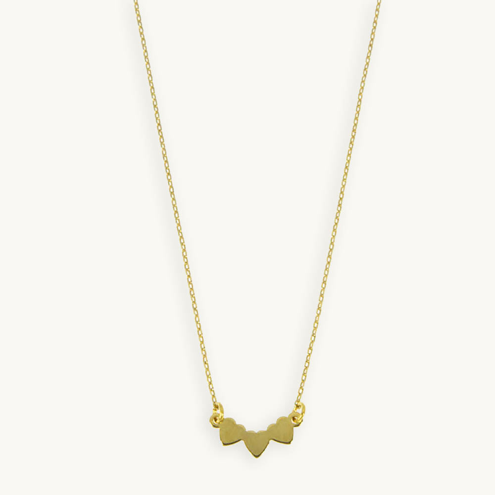 Mathilde 3 Hearts Necklace