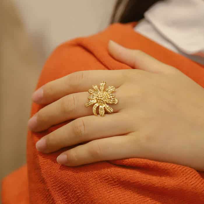 Erina Sunflower Ring