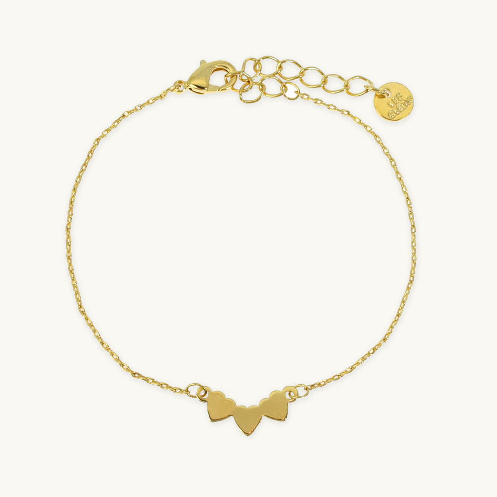 Mathilde 3 Hearts Bracelet