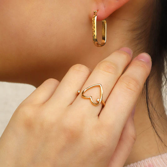 Bianca Heart Ring
