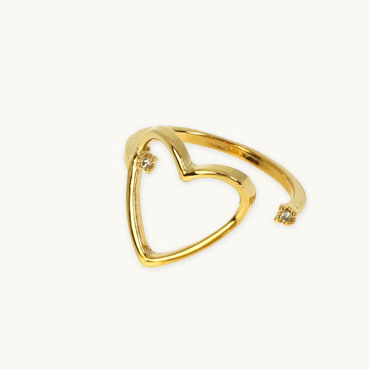 Bianca Heart Ring