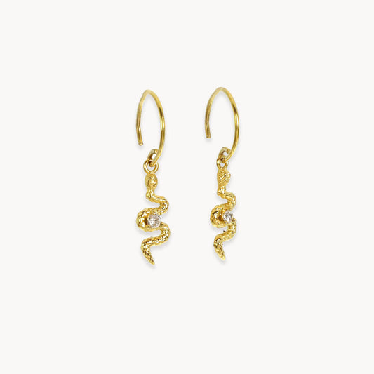 Nerea snake earrings