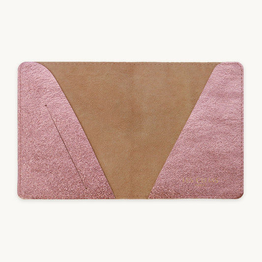 Light Pink Leather Passport Cover