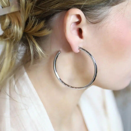 Cindy L Half Hoop Earrings