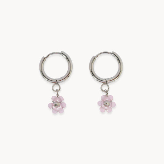 Mini Maya Silver Earrings