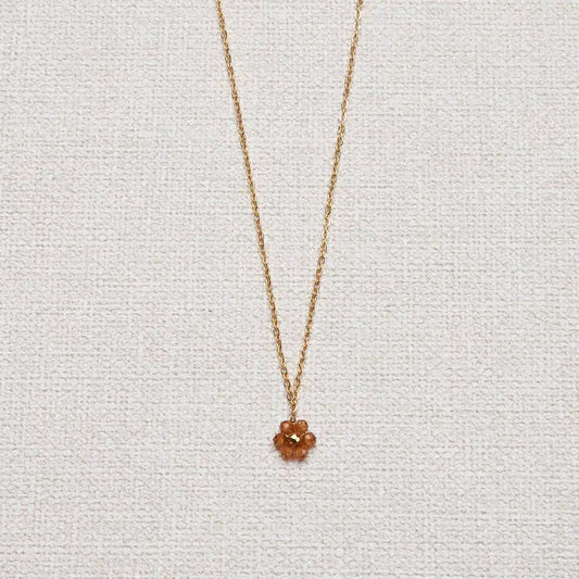 Mini Maya Flower Necklace