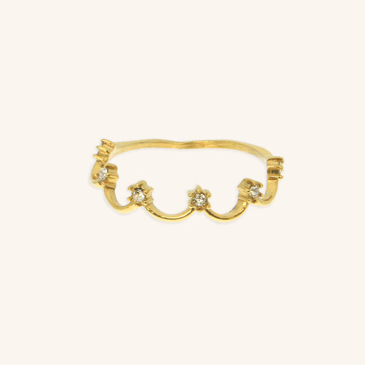 Tiara thin ST ring