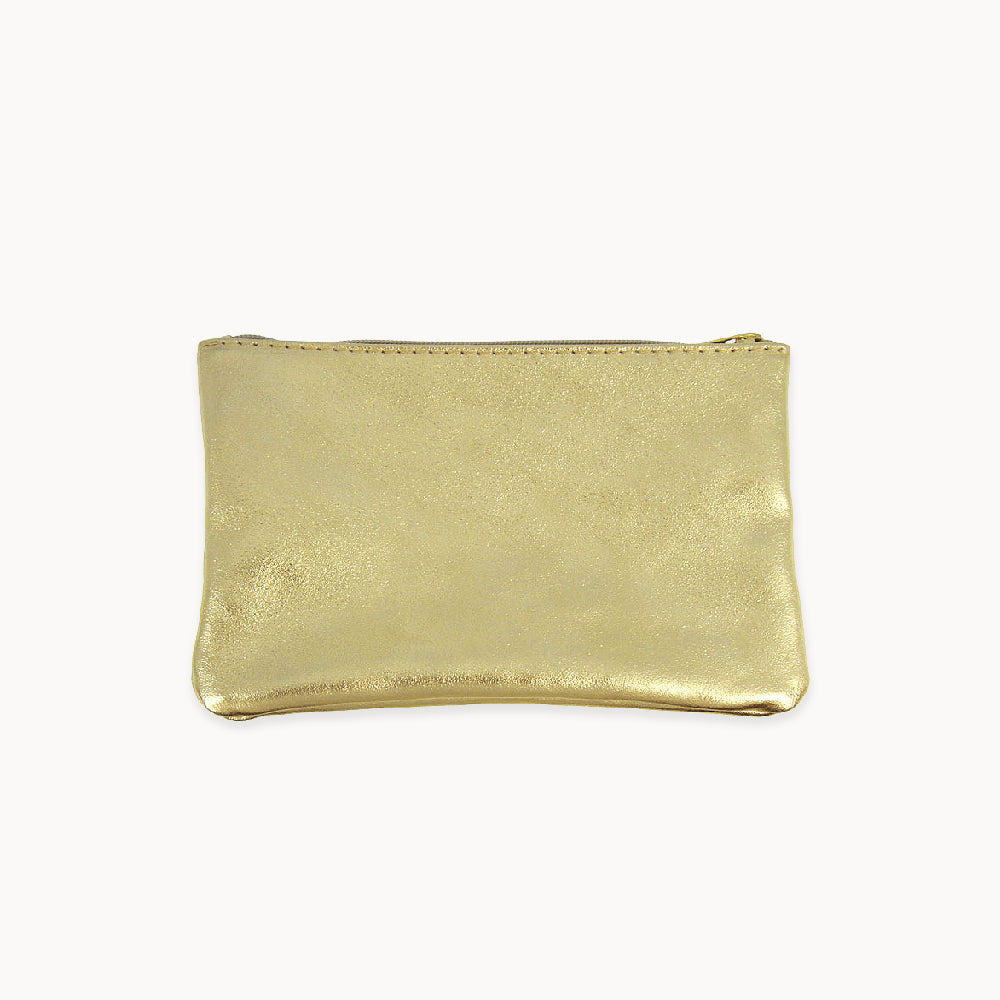 Metallic Zip Pouch S