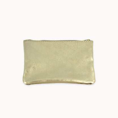 Metallic Zip Pouch S