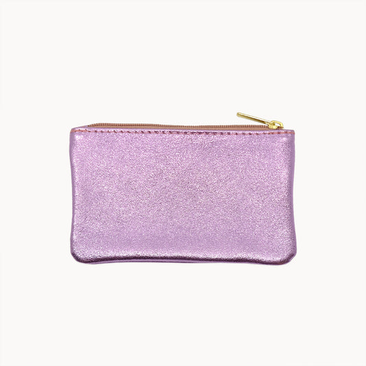 Metallic Zip Pouch S
