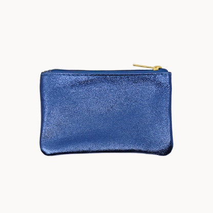 Metallic Zip Pouch S