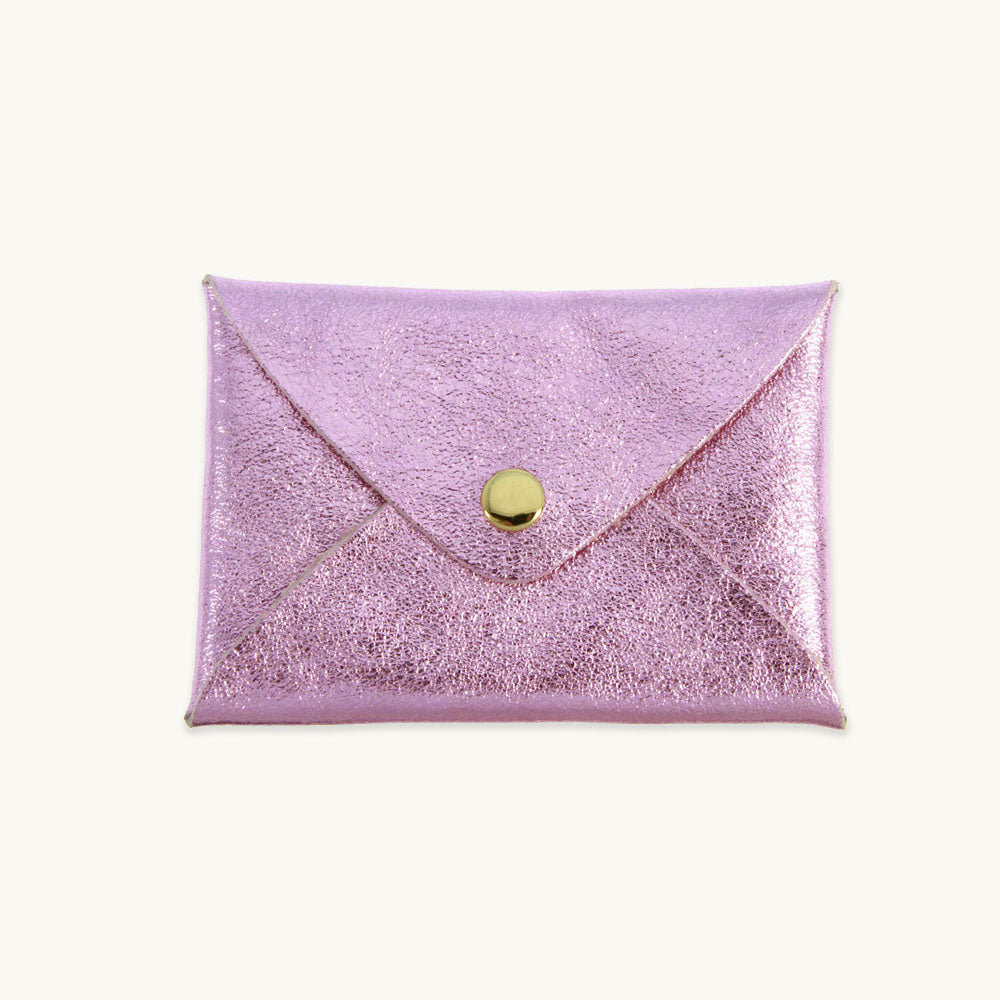 Pink Violet Mini Origami Wallet
