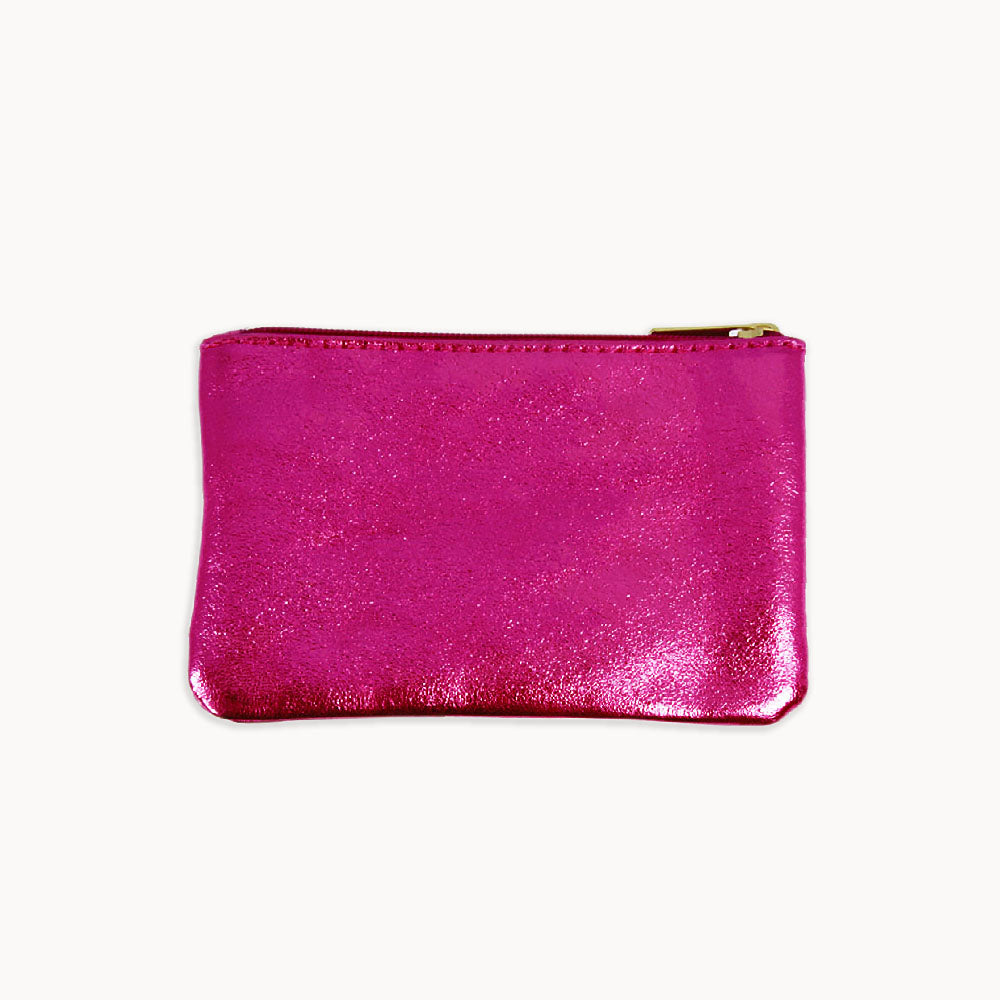 Metallic Zip Pouch S
