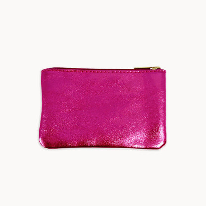 Metallic Zip Pouch S