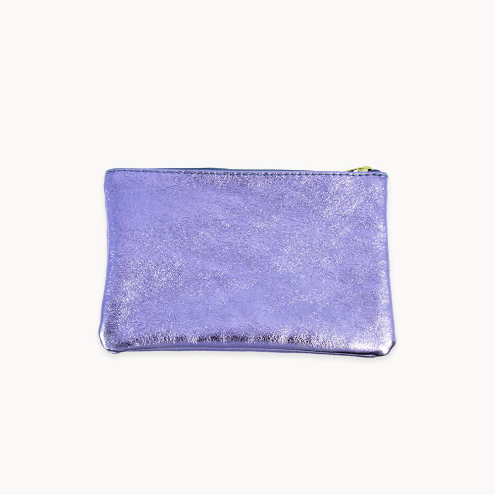 Metallic Zip Pouch S