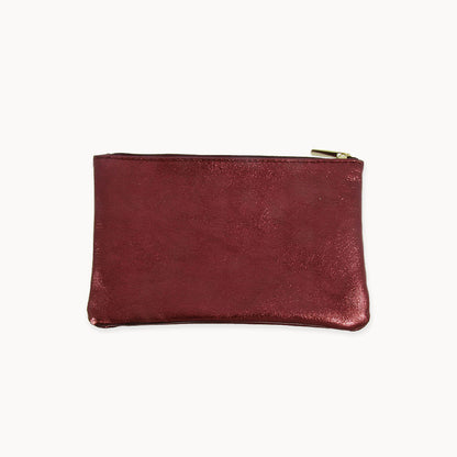 Metallic Zip Pouch S