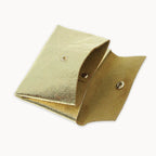Gold Metallic Two Layer Wallet