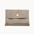 Champagne Gold Metallic Two Layer Wallet