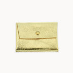 Gold Metallic Two Layer Wallet