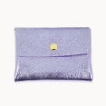 Lavender Metallic Two Layer Wallet