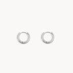 Thick Round Hoop Earrings
