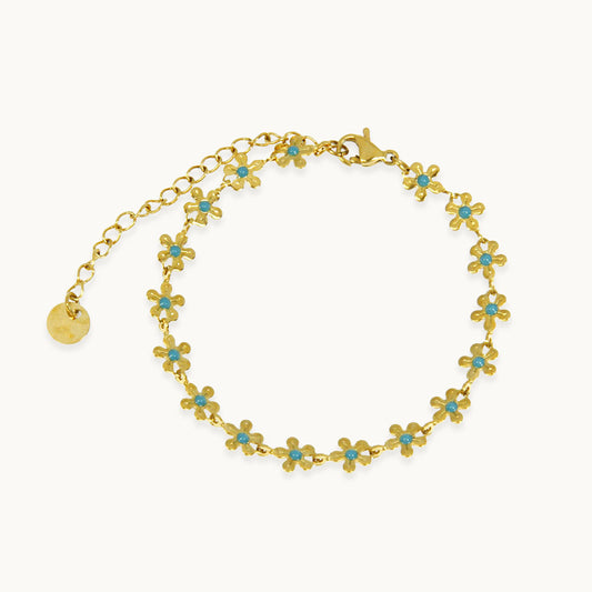 Flowers Enamel Bracelet