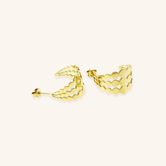 Gabrielle Creoles earrings