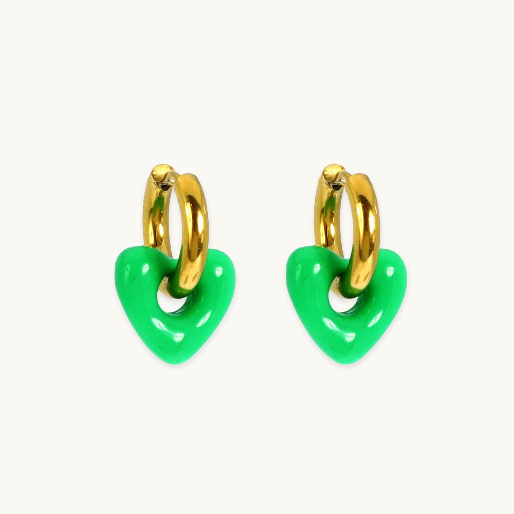 Sursta heart earrings