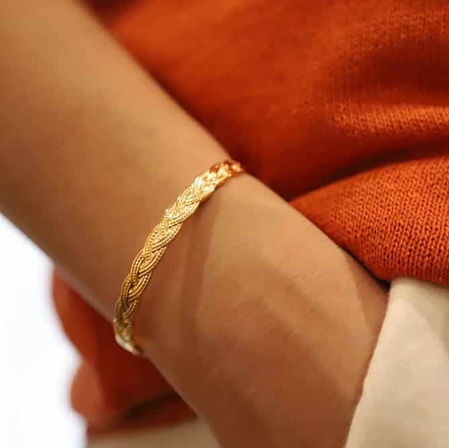 Gaëlle woven bangle