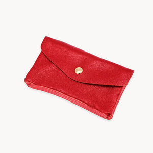 Red Twin clutch bag