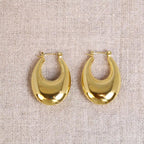 Irena Oval Hoop Earrings