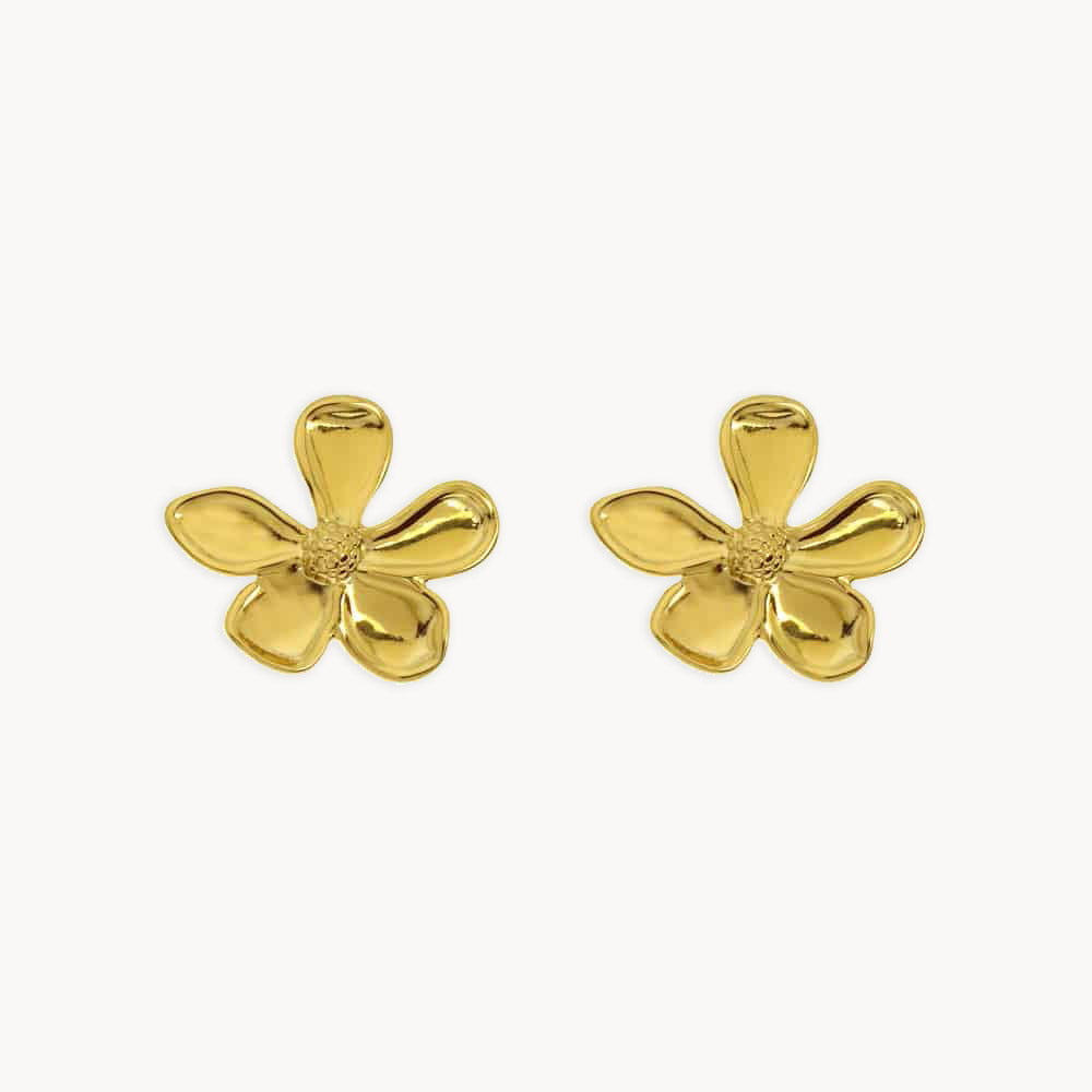 Ranunculus Big Flower Earrings