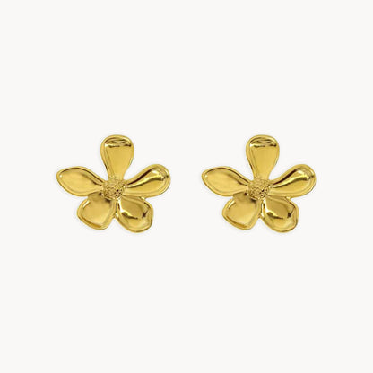 Ranunculus Big Flower Earrings