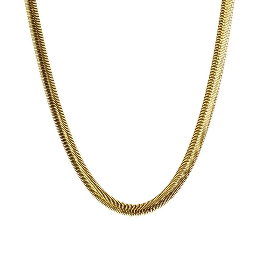 Jacinthe Snake Thick Necklace