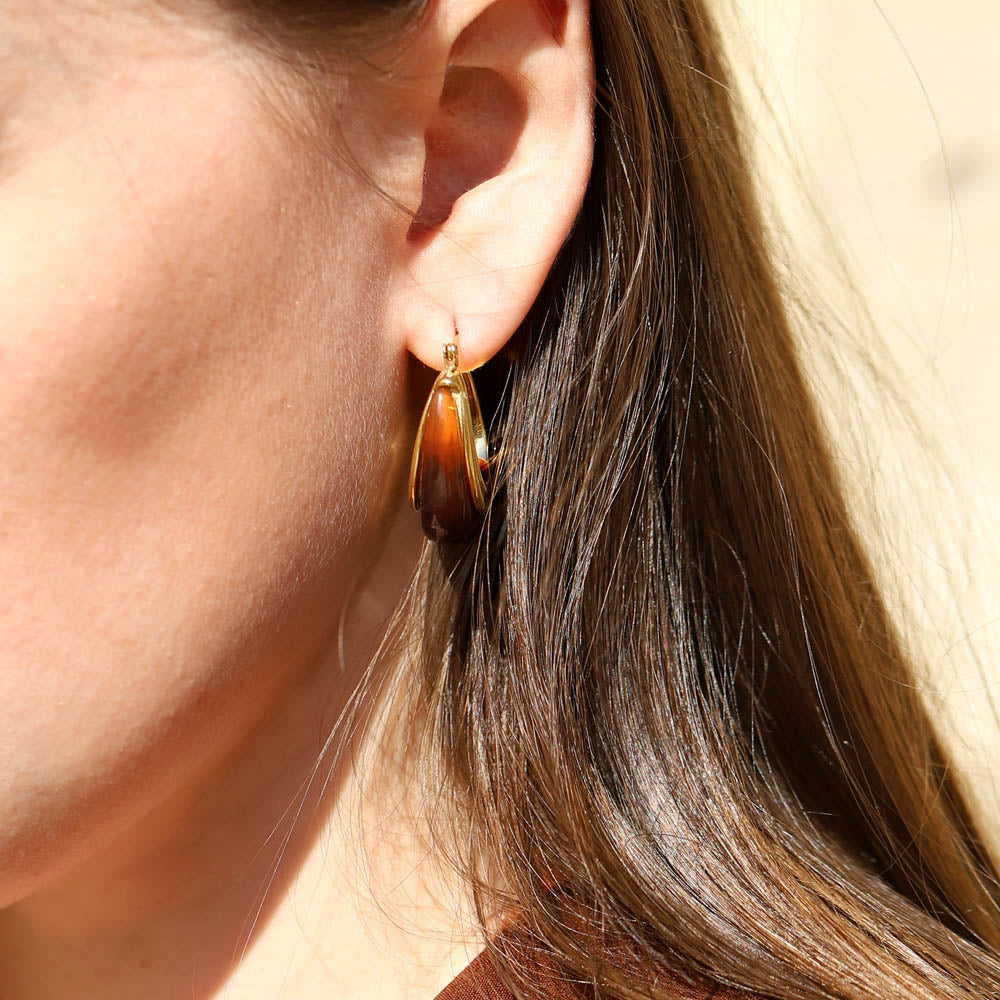 Danaïs Resin Outer Earrings