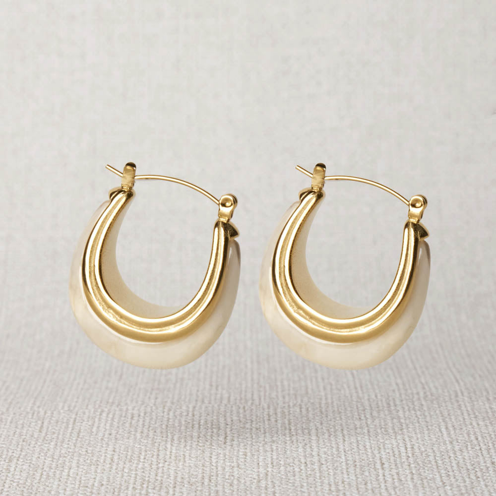 Danaïs Resin Outer Earrings
