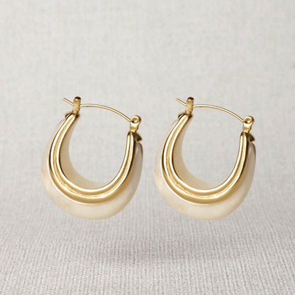 Danaïs Resin Outer Earrings