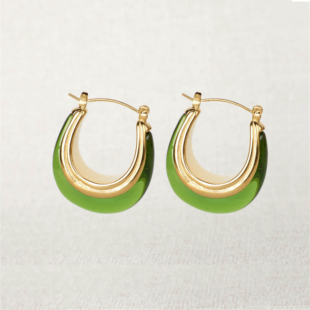 Danaïs Resin Outer Earrings
