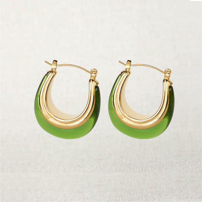 Danaïs Resin Outer Earrings