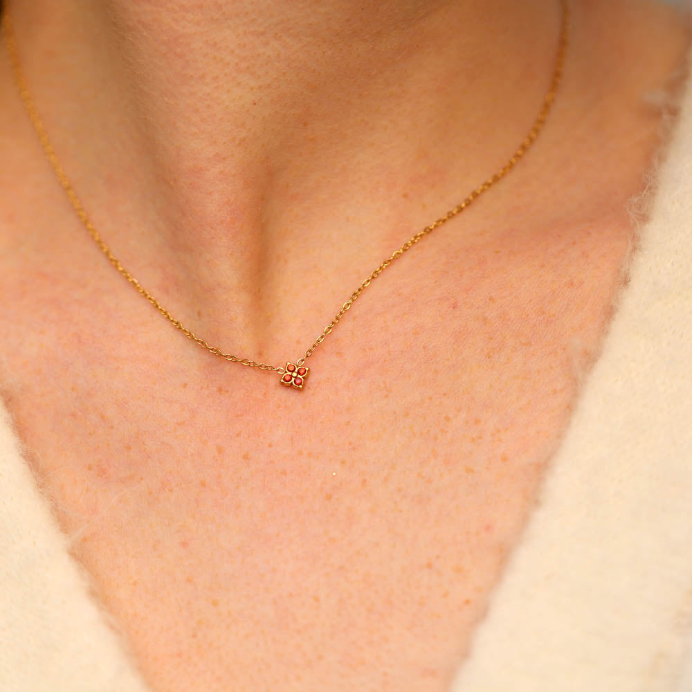 Manua rhinestone necklace