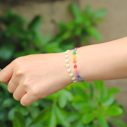 Flowers-Powers Stretchable Bracelet