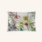 Floral Printed Silver Mini Origami Wallet