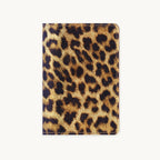 Leopard Leather Passport Cover