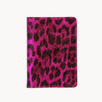 Fuchsia Leopard Leather Passport Cover