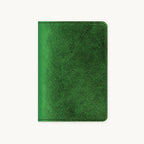 Emerald Green Leather Passport Cover