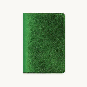 Emerald Green Leather Passport Cover