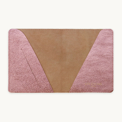 Light Pink Leather Passport Cover