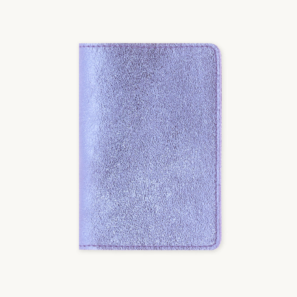 Lavender Leather Passport Cover