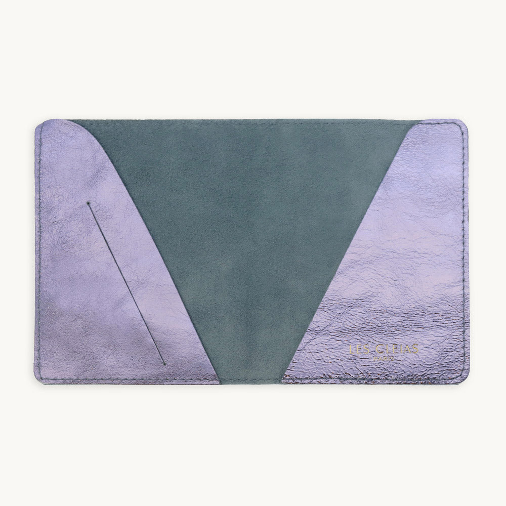 Lavender Leather Passport Cover