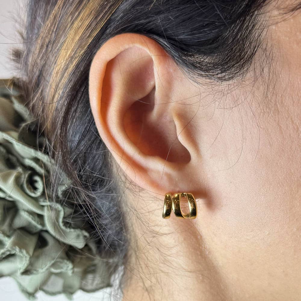 Cérina Semi-Hoops Earrings
